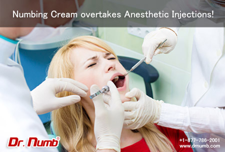 Numbing cream for steroid injections
